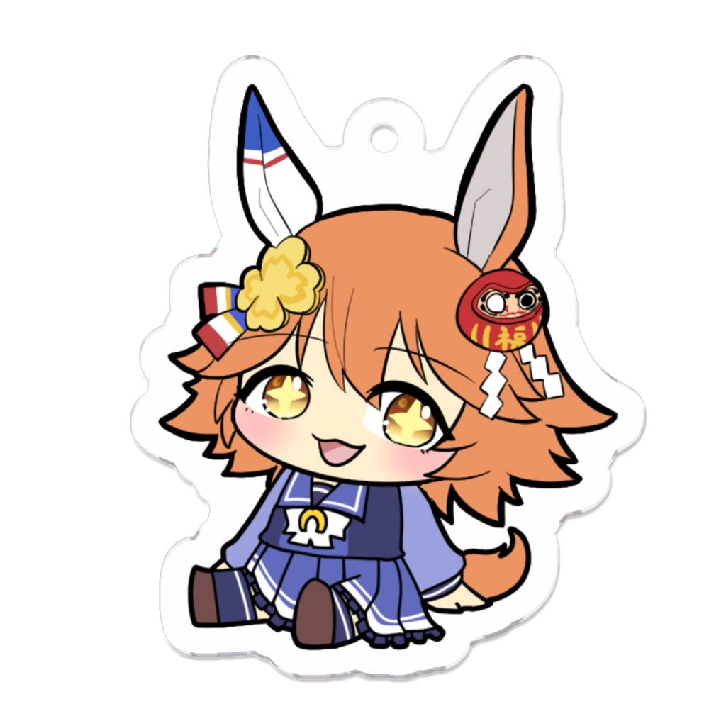 マチカネフクキタル お座りアクキー