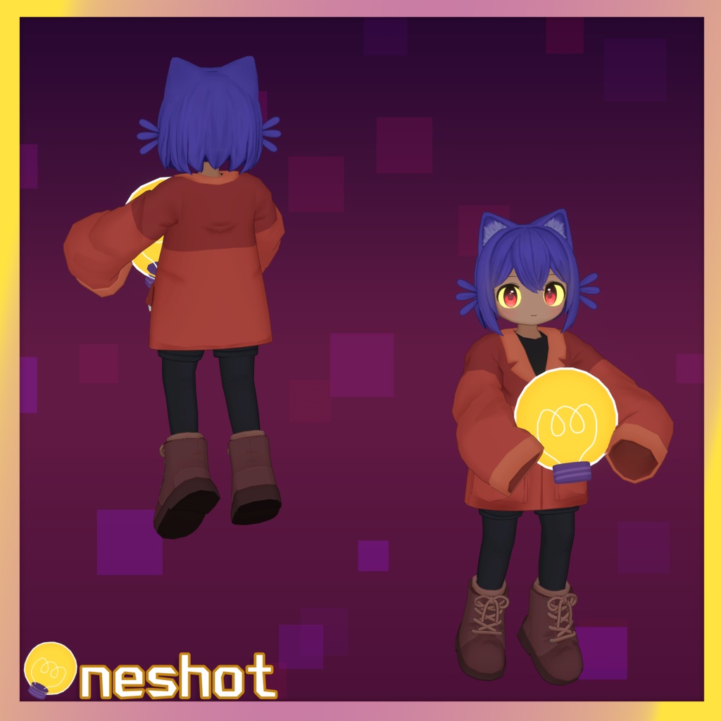 ニコ Niko / 3Dモデル 【PC & Quest】