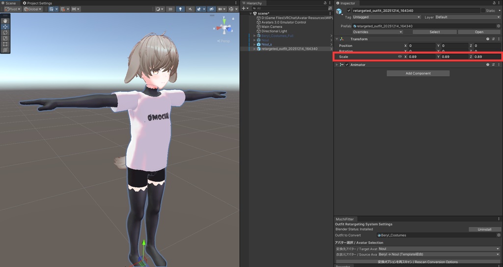 【もちふぃった~用】ノウル対応プロファイル