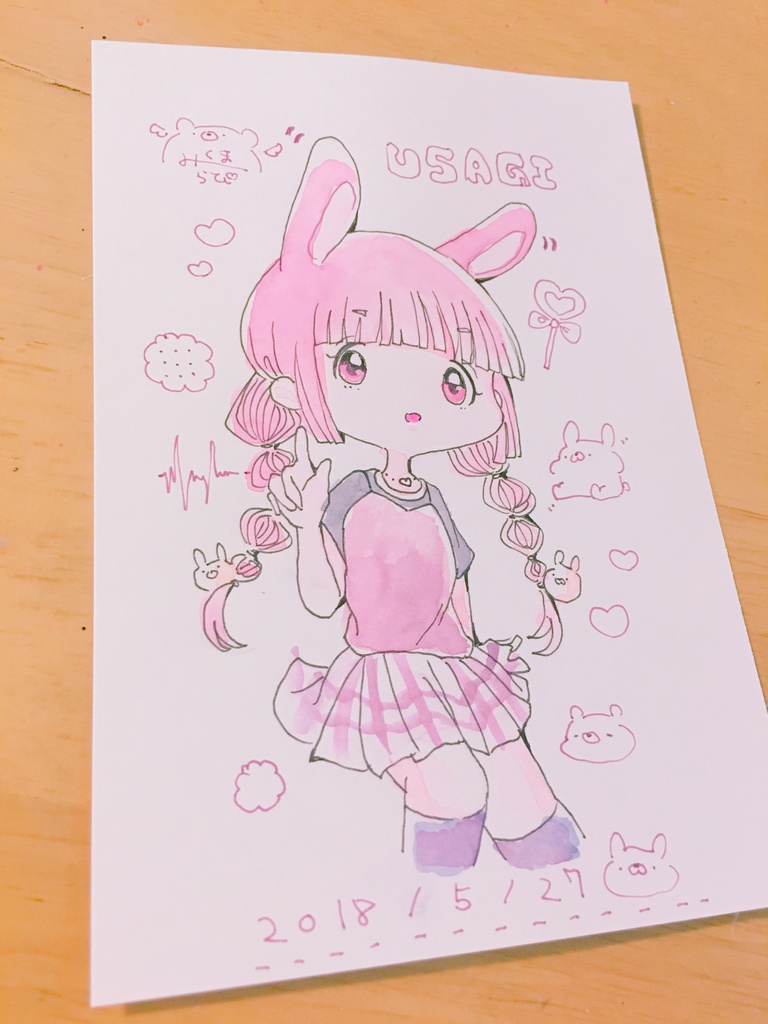 3匹のけもみみ女の子セット 原画 ネオンサイダー Booth