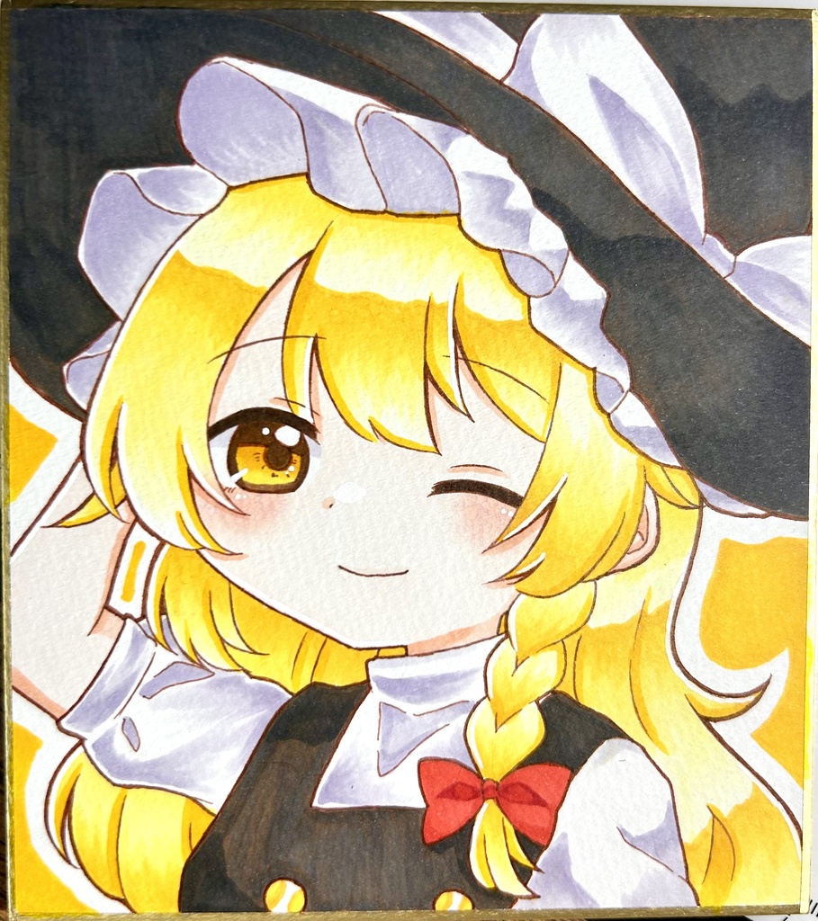 霧雨魔理沙　小色紙