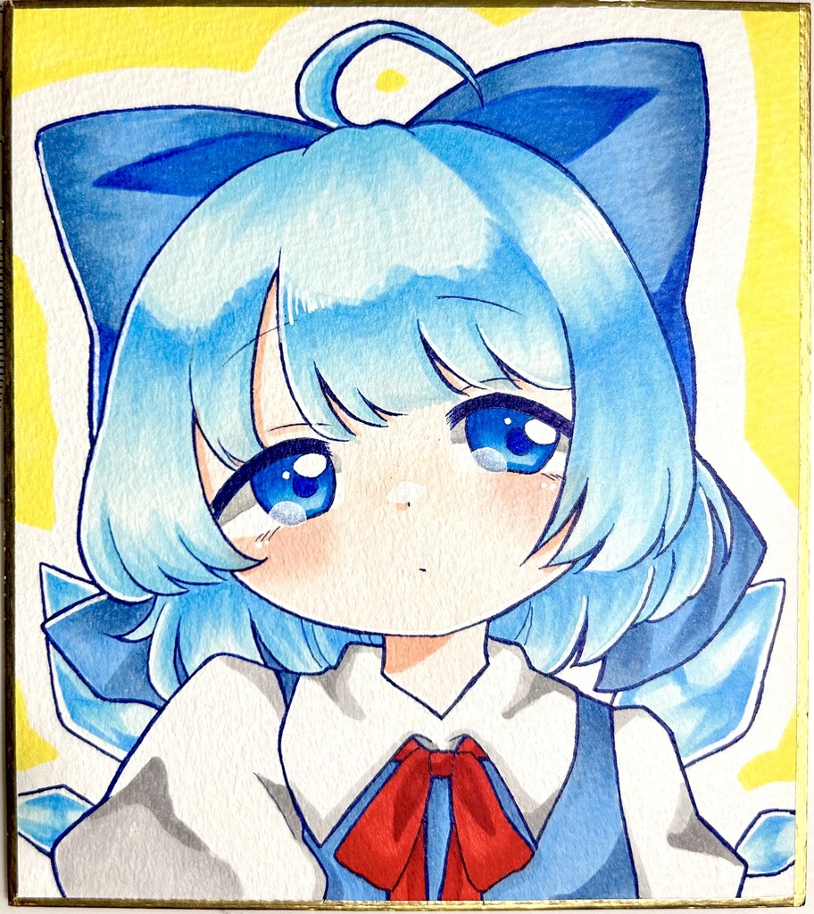 チルノ 小色紙