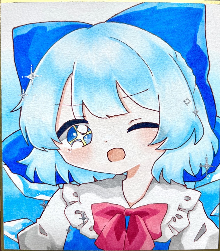 チルノ　小色紙