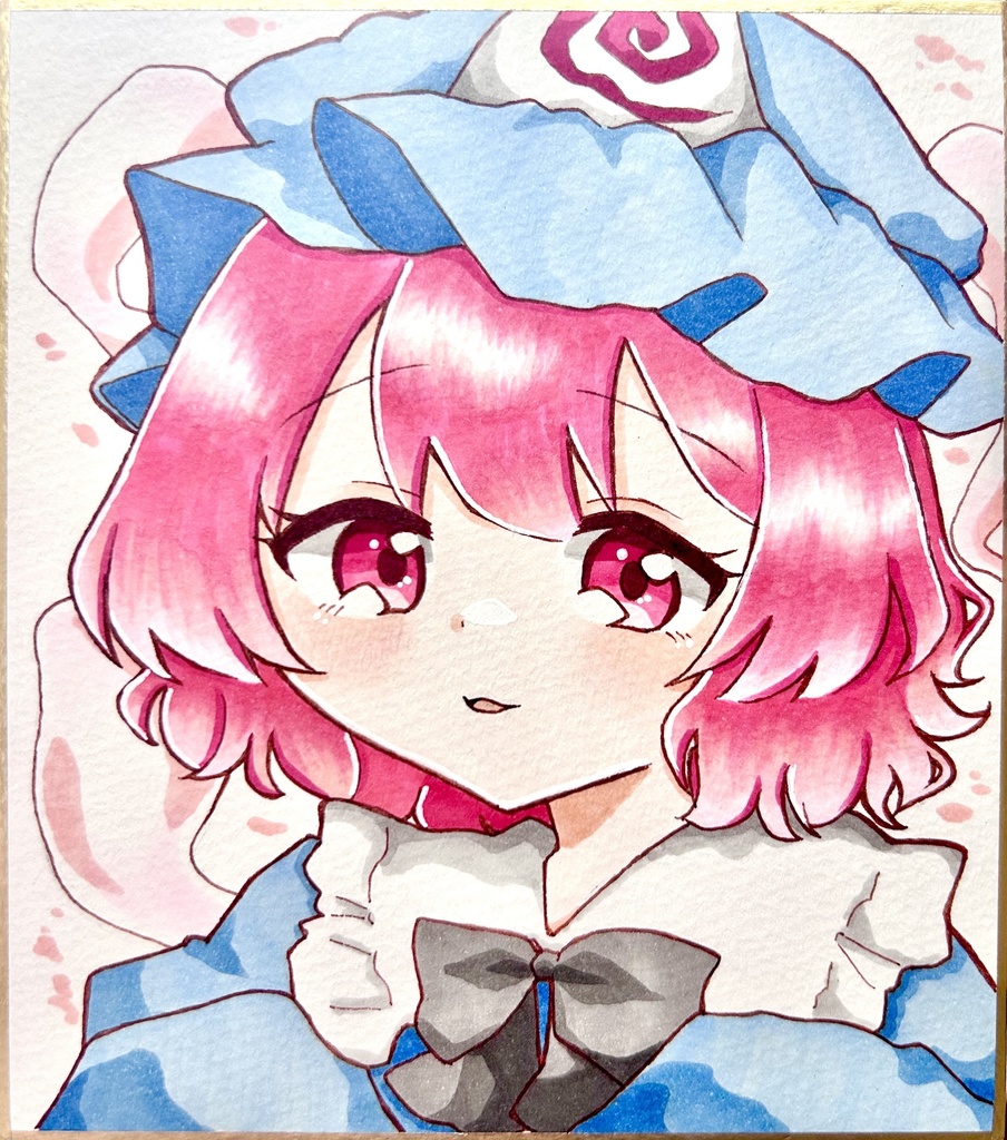 西行寺幽々子　小色紙