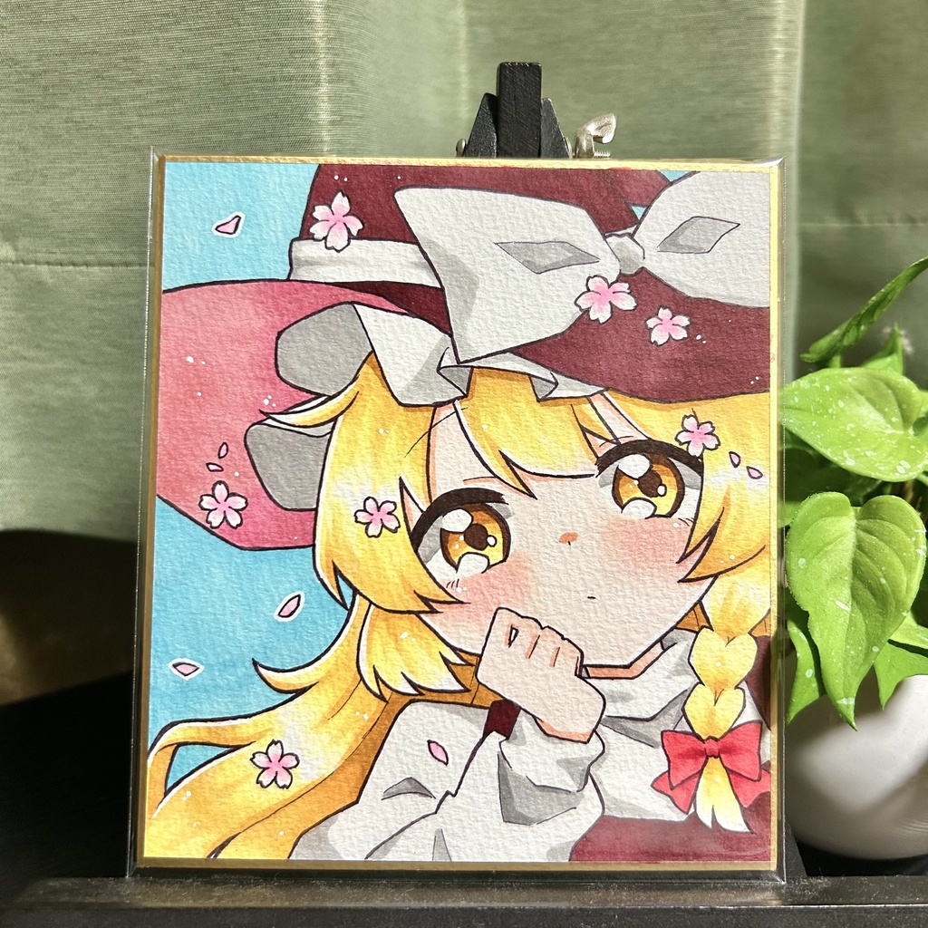 『原画』霧雨魔理沙 小色紙