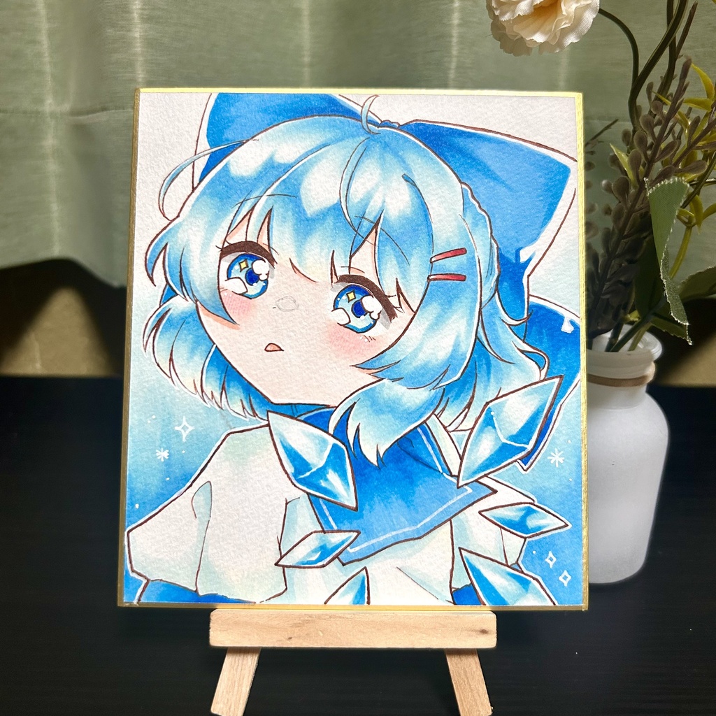 『原画』チルノ 小色紙