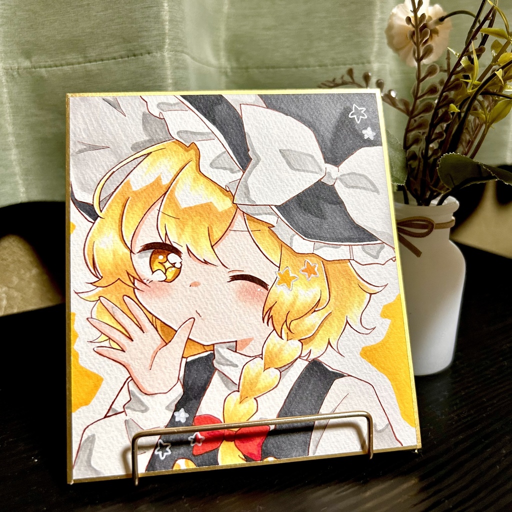 『原画』霧雨魔理沙 小色紙