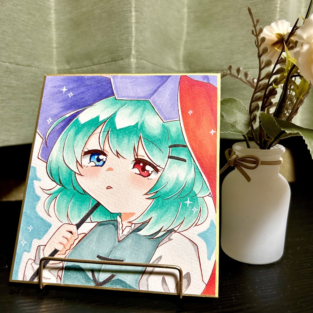 『原画』多々良小傘 小色紙