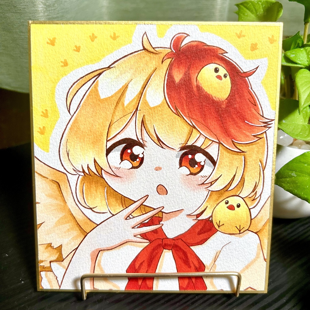 『原画』庭渡久侘歌 小色紙