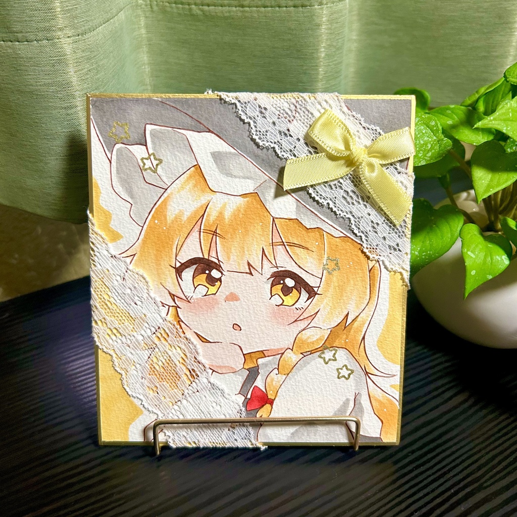 『原画』霧雨魔理沙 小色紙