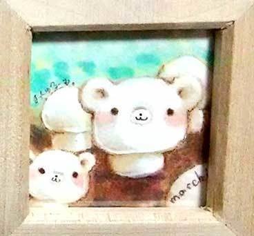 【ミニ原画】くまみマッシュルーム