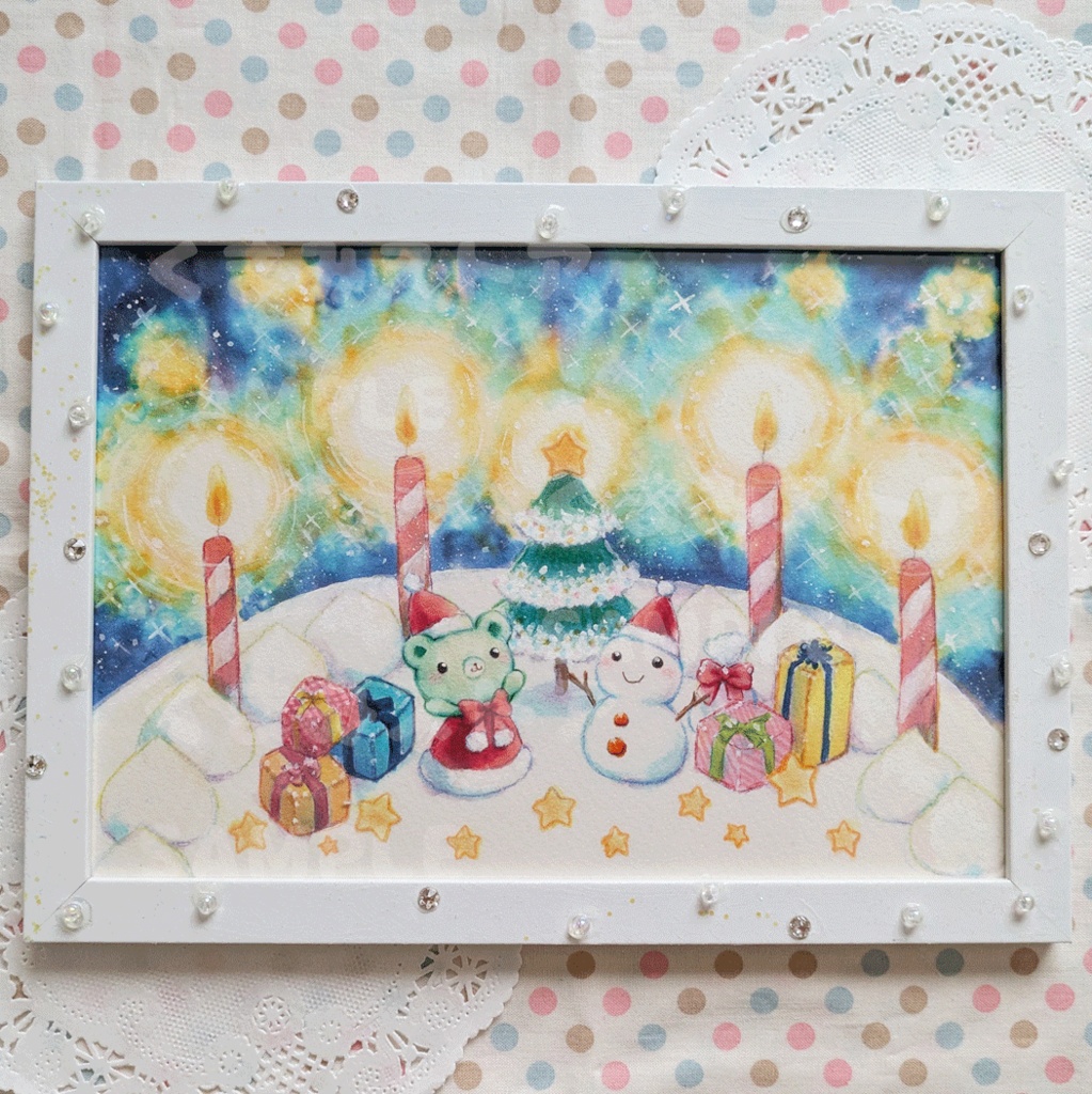 【原画】クリスマスケーキ