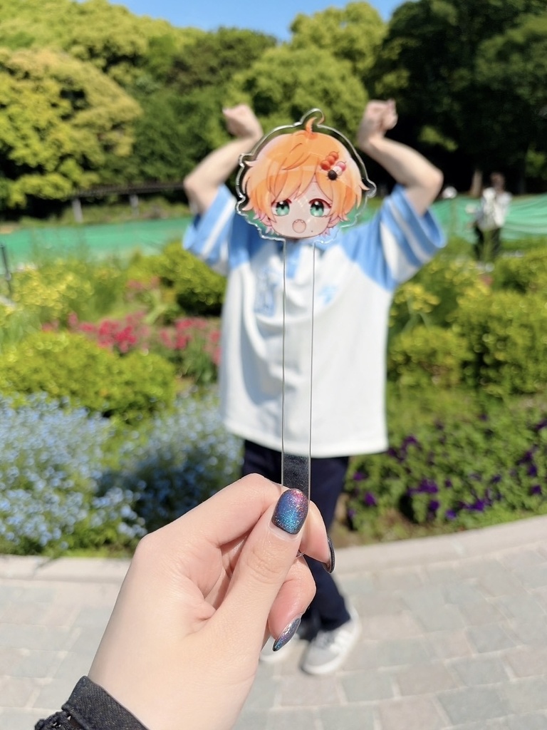 お顔かんざし(Vうに、大人うにに)