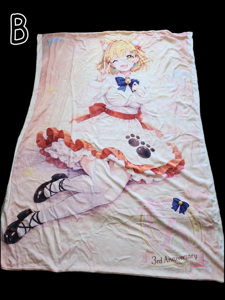 もんがちゃんの3rd Anniv ふわとろ癒しブランケット♡