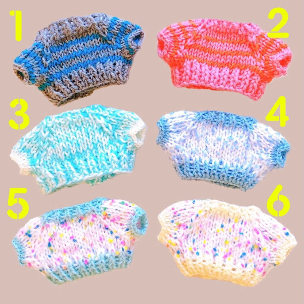 ぬい用 手編みセーター