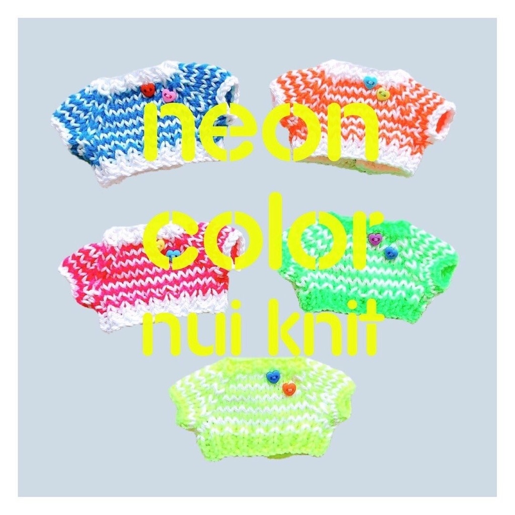 neon color nui knit
