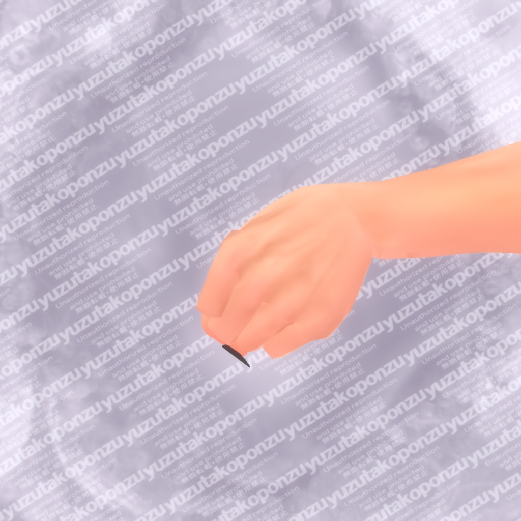 【free】ネイル、フット、靴角度チェッカー【vroid正式版】