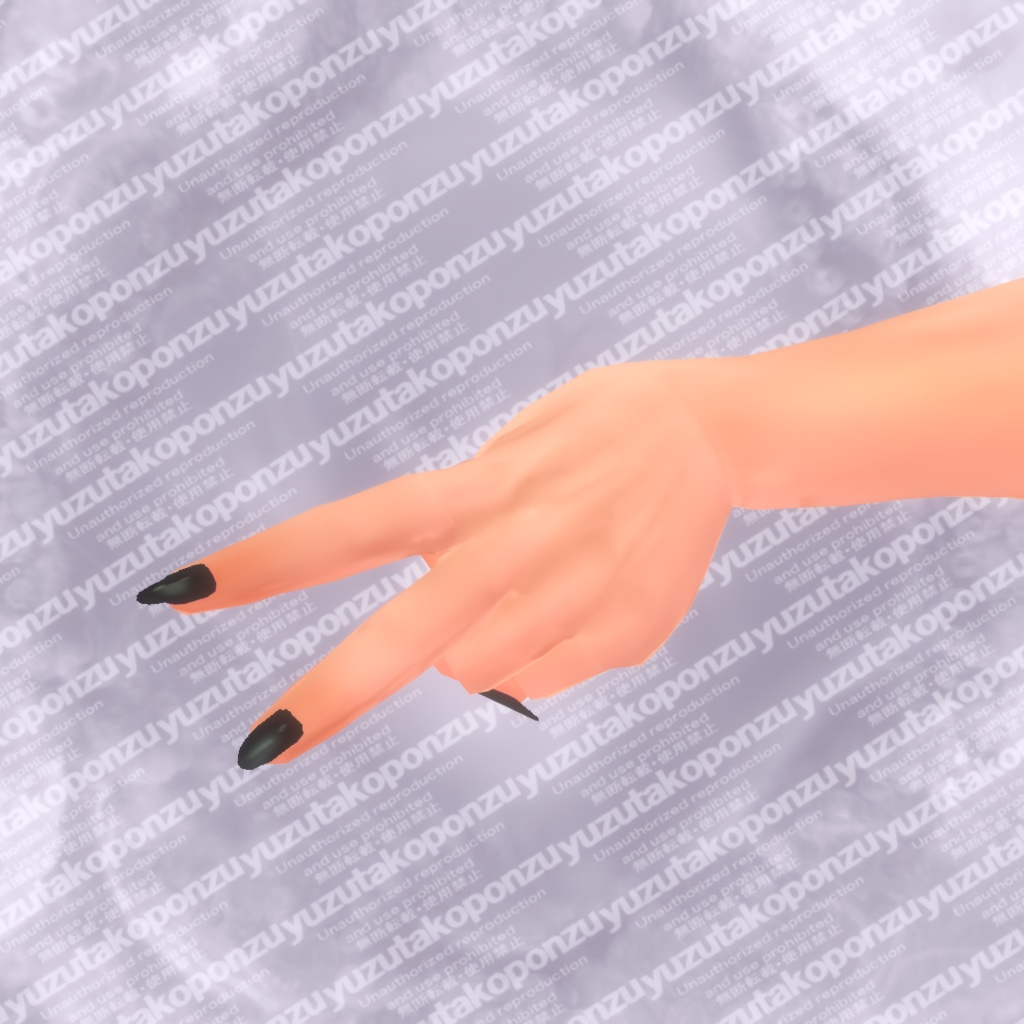 【free】ネイル、フット、靴角度チェッカー【vroid正式版】