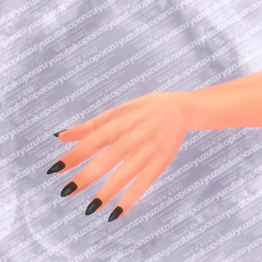 【free】ネイル、フット、靴角度チェッカー【vroid正式版】