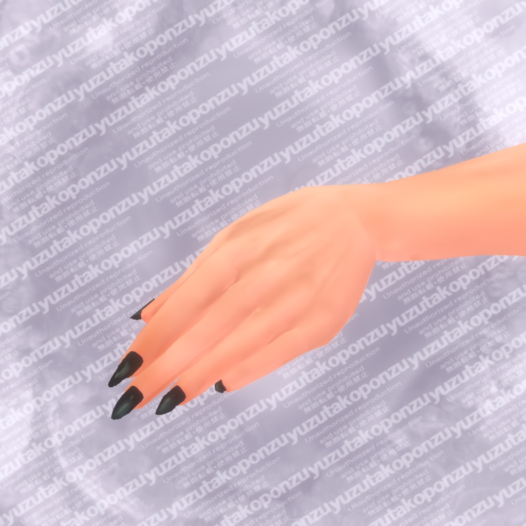 【free】ネイル、フット、靴角度チェッカー【vroid正式版】