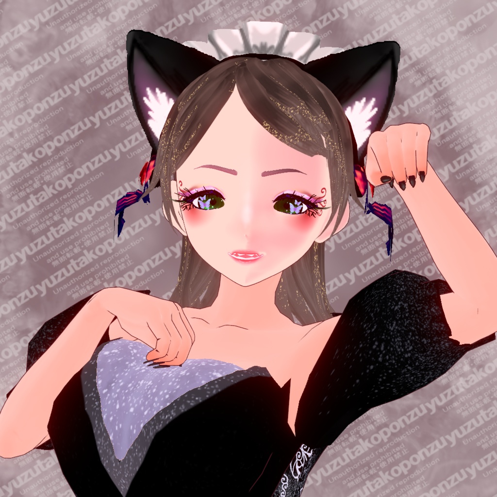 【free】ネコミミイヤー【vroid正式版】