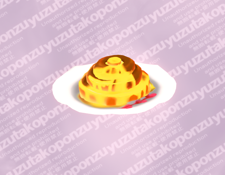 【free】パンケーキ帽子　【vroid正式版】