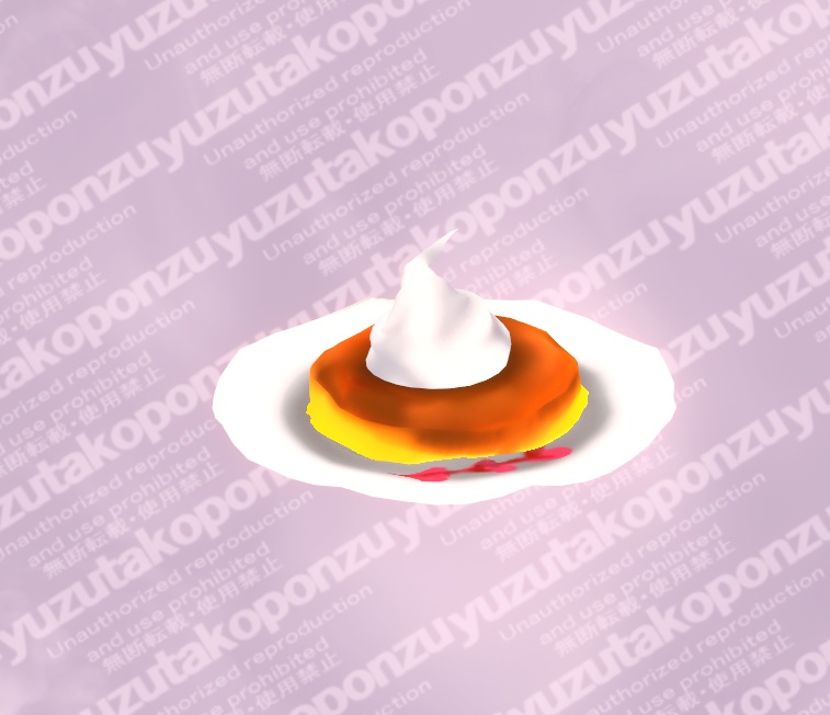 【free】パンケーキ帽子 【vroid正式版】