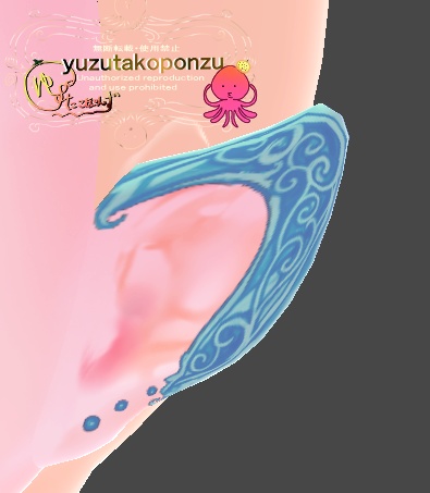 【vroid】魔女の耳飾り【フェイス用テクスチャ】