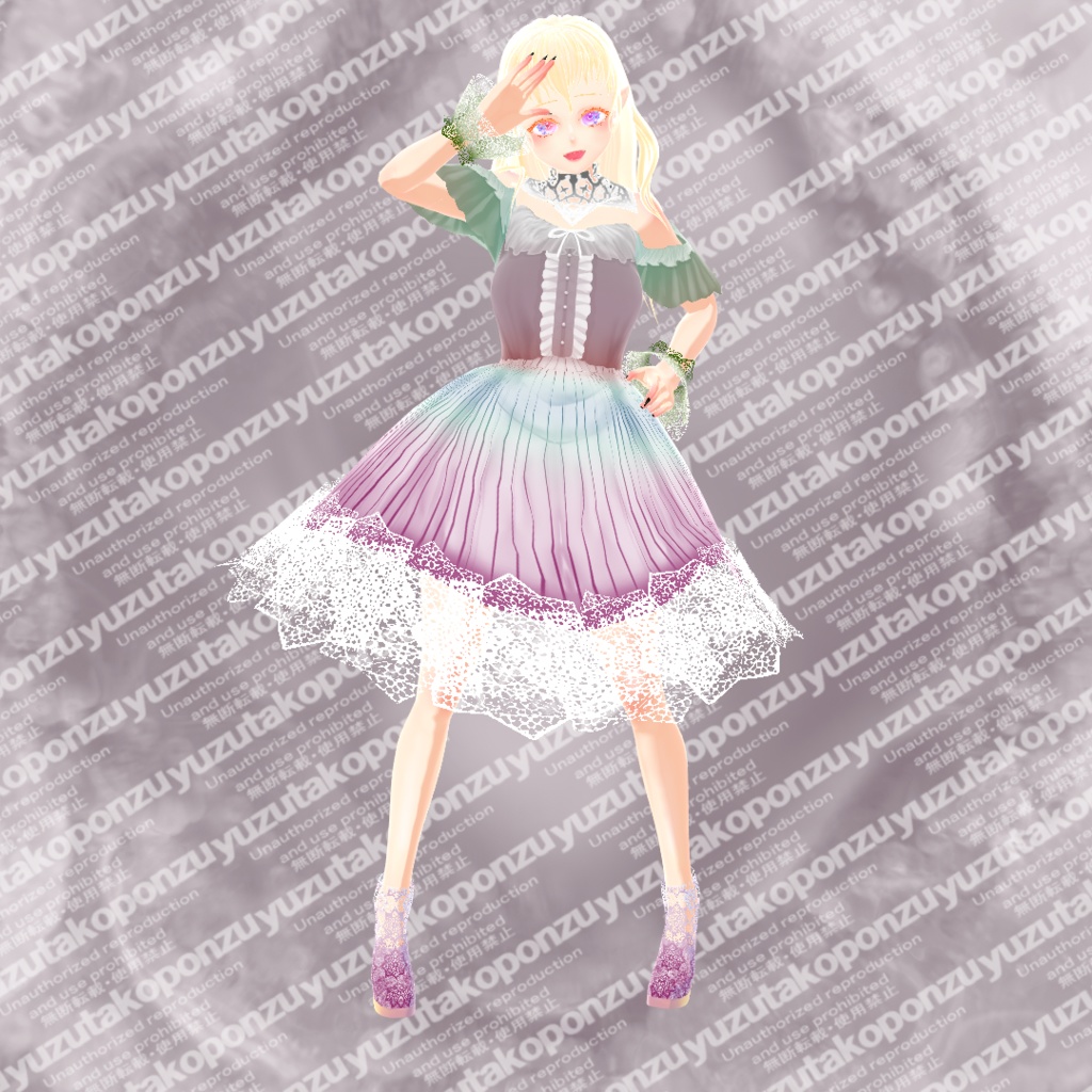 【vroid正式版】ドール・レースメイド◆うさの国シリーズ【vroid正式版】