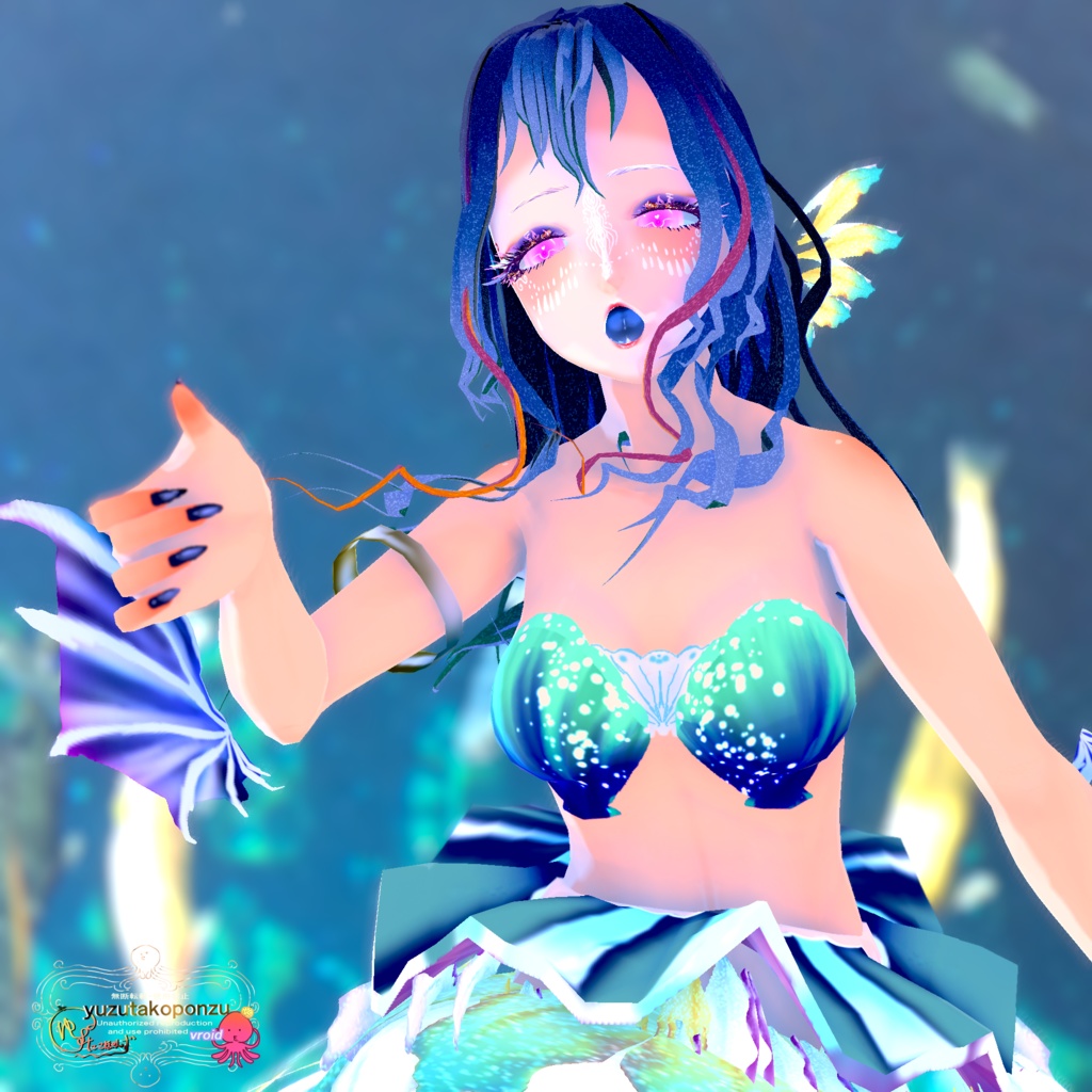 【テクスチャ】フェイスペイント 幻想【vroid正式版】