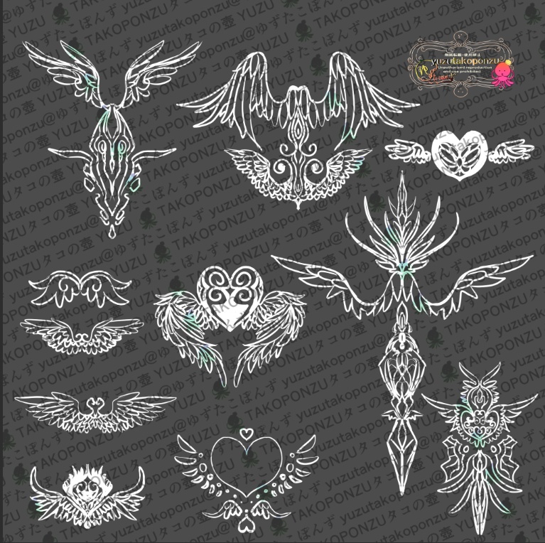 ボディータトゥー&デザインPSDパック【vroid正式版】