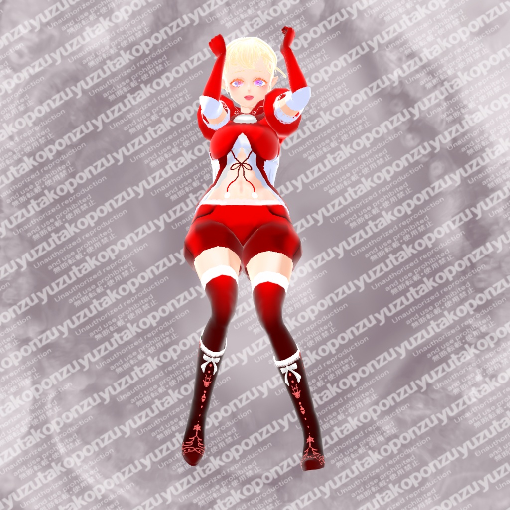 【xwear対応】FREE 2025年Xmasサンタコスプレ【vroid正式版】