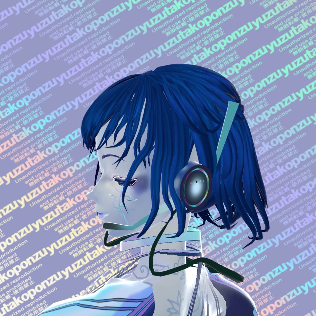 【Xwear対応】片耳ヘッドホン【vroid正式版】