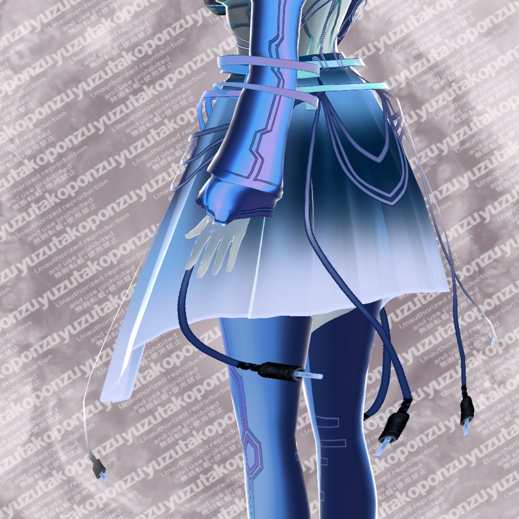 ーANDROIDAー CO 101型-01《ゼロワン》衣装セット【vroid正式版】