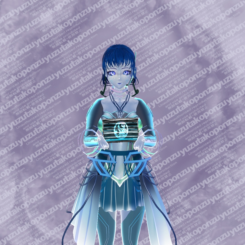 ーANDROIDAー CO 101型-01《ゼロワン》衣装セット【vroid正式版】