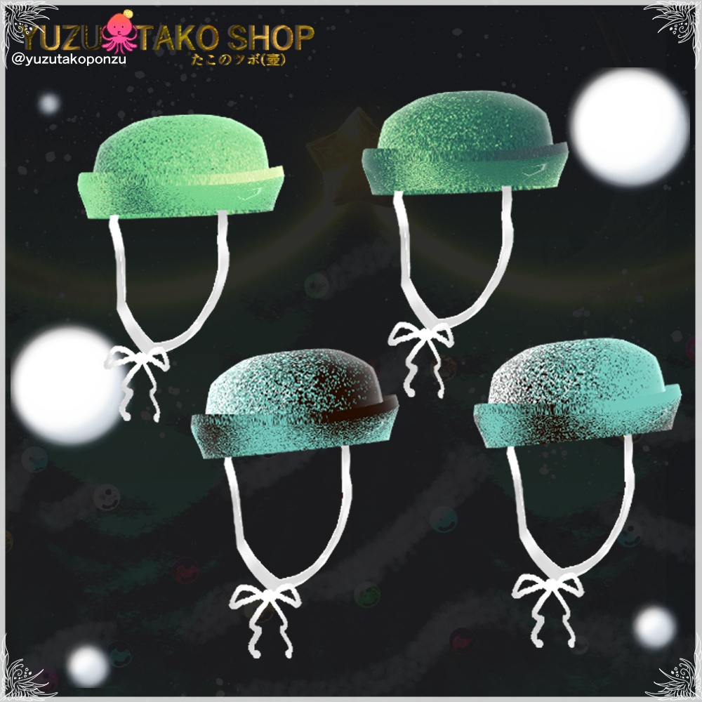 シャンパーニュハット マカロン14カラー【vroid正式版】