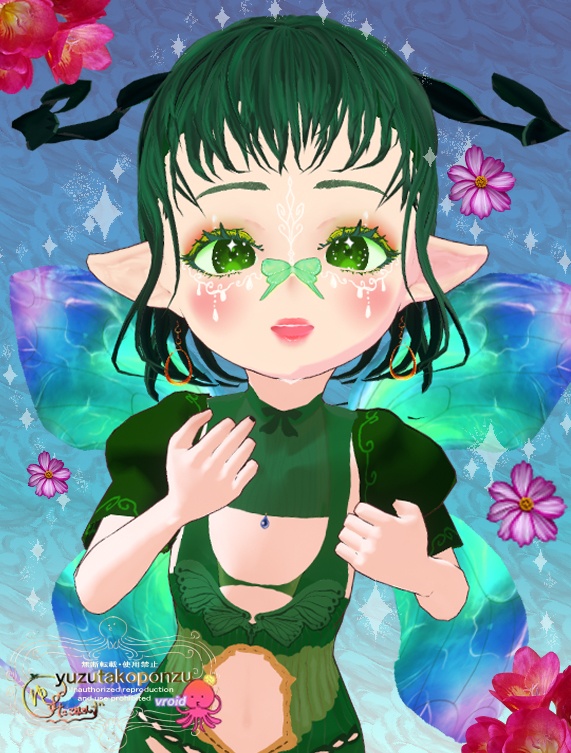 うさの国 若葉の妖精ランティーネセット【vroid正式版】