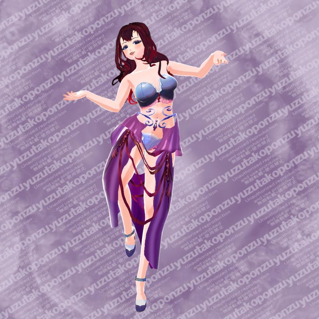 ◆星の魔女の伝承 伝承の占い師 衣装【vroid正式版】