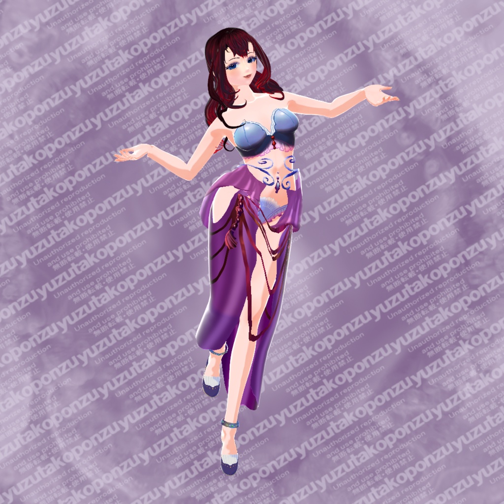 ◆星の魔女の伝承 伝承の占い師 衣装【vroid正式版】