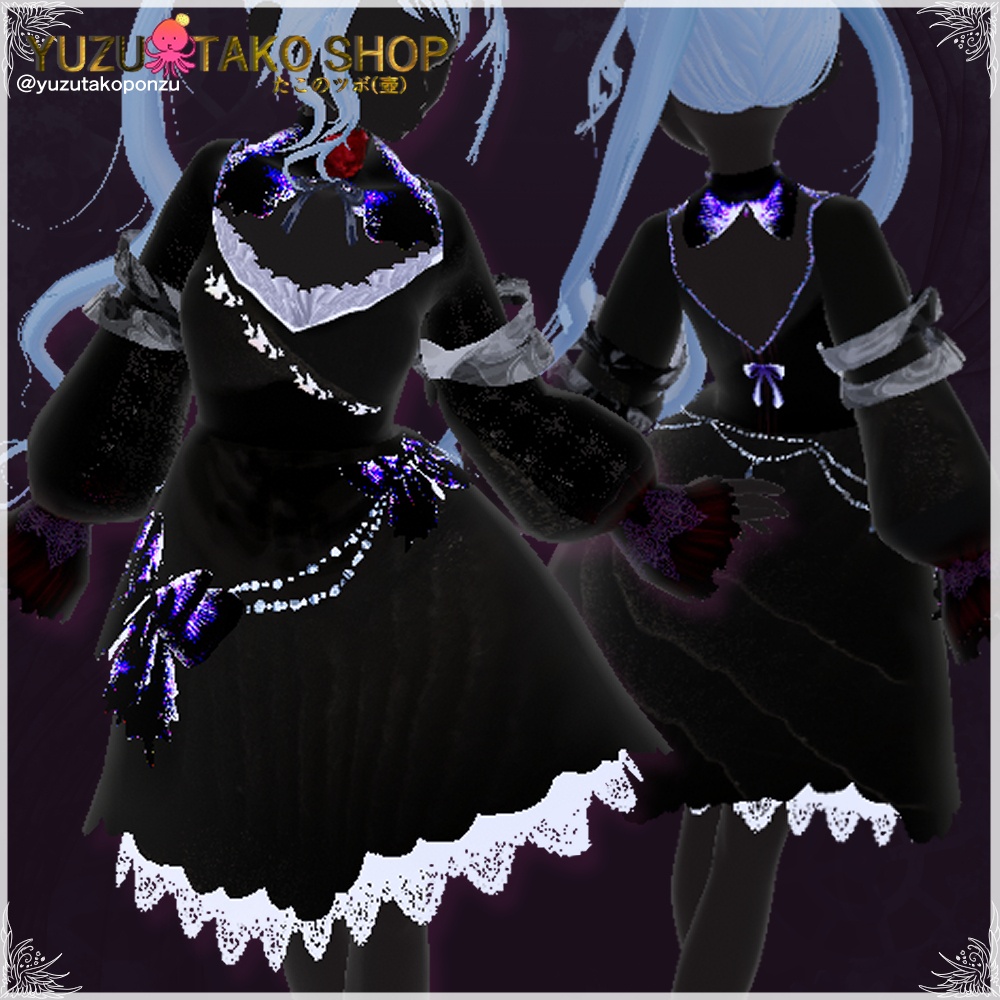 【10/12まで期間限定無料】ワンピースアイテム🦋標本と眠る蝶 【vroid正式版】