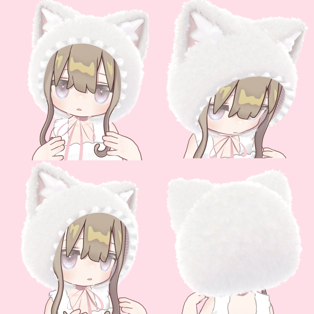 🎁半額セール中🎁【キプフェル対応】🤍Fluffie Dream Hood🤍