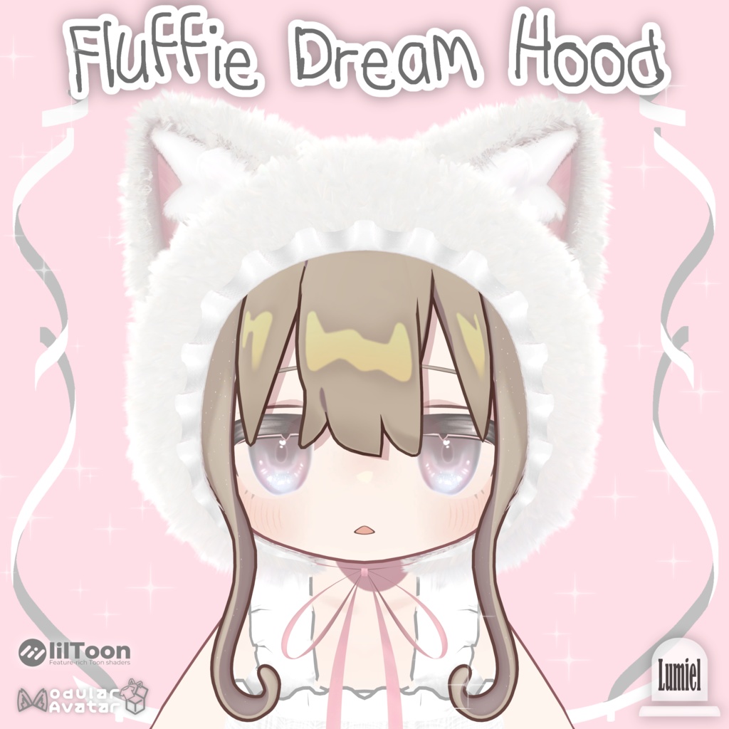🎁半額セール中🎁【キプフェル対応】🤍Fluffie Dream Hood🤍