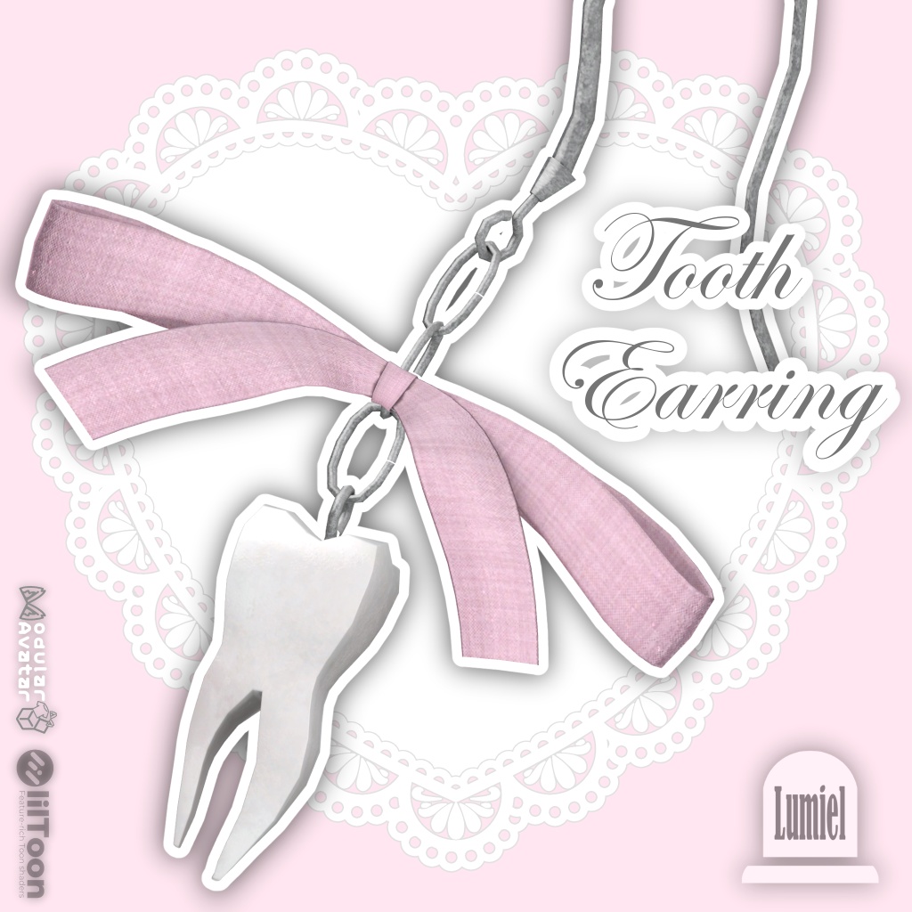 【MA対応】Tooth Earring