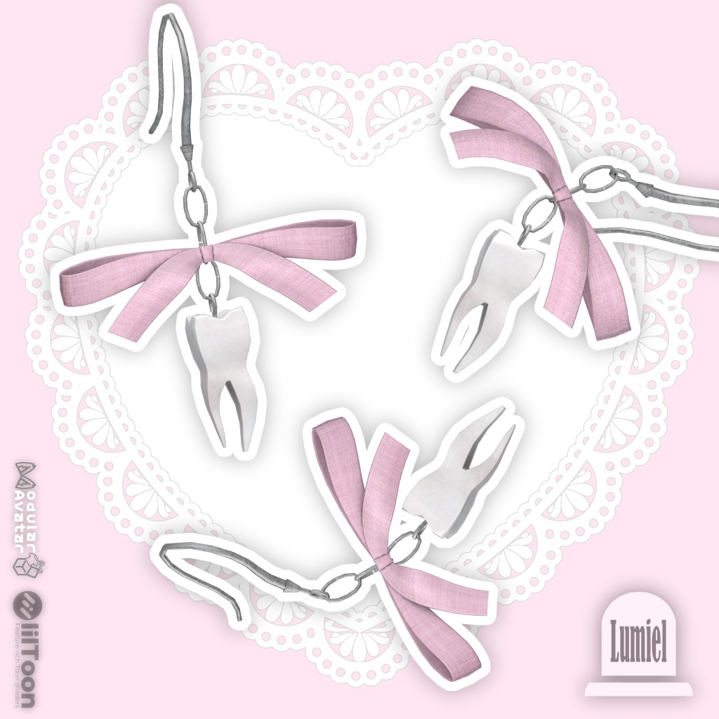【MA対応】Tooth Earring
