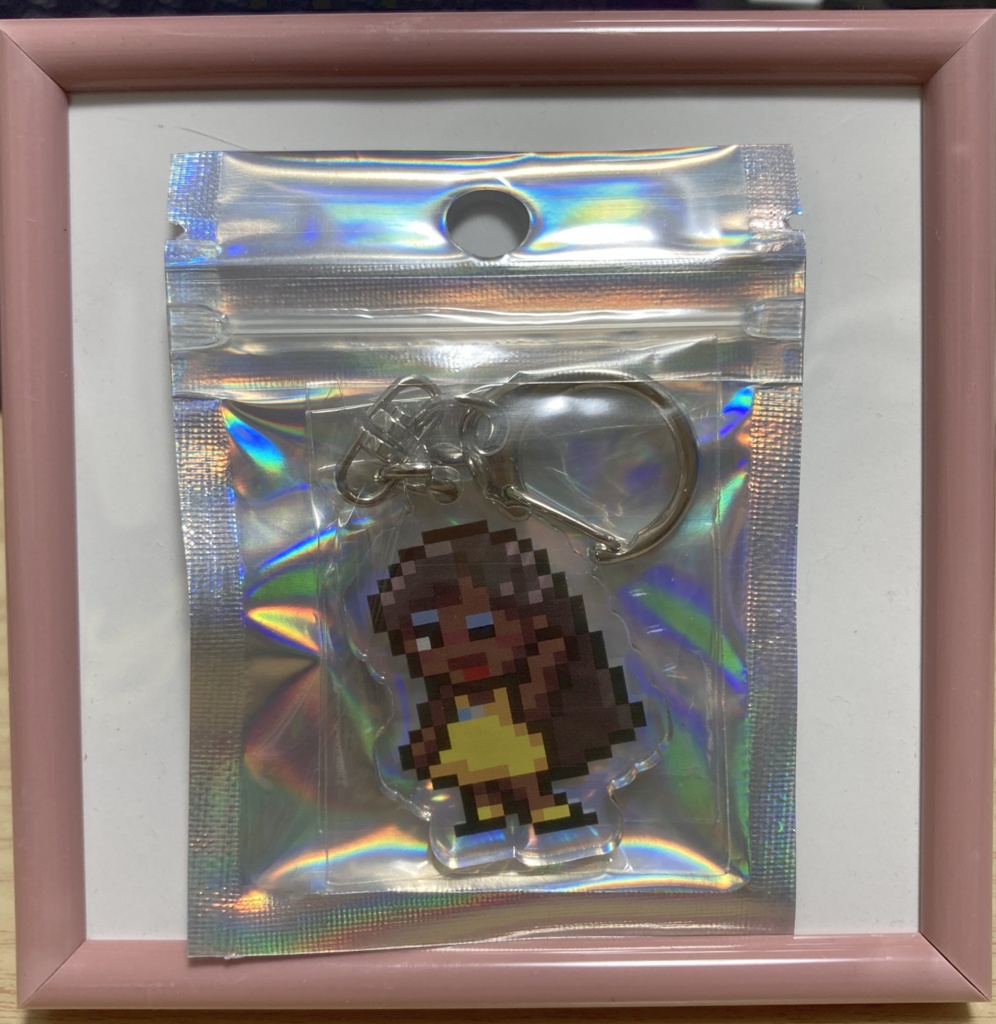【SALE】ドット絵アクリルキーホルダー　アイマ