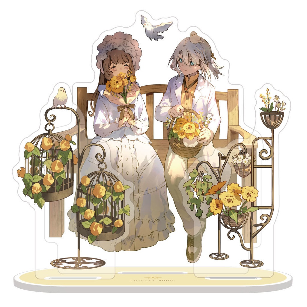 【販売8/14まで】Flowery smile アクリルジオラマ