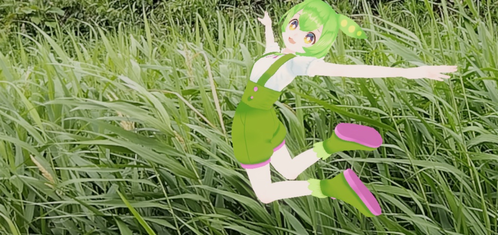 スマホのカメラと連携して3Dキャラを撮影できるアプリ(RoidFriend)