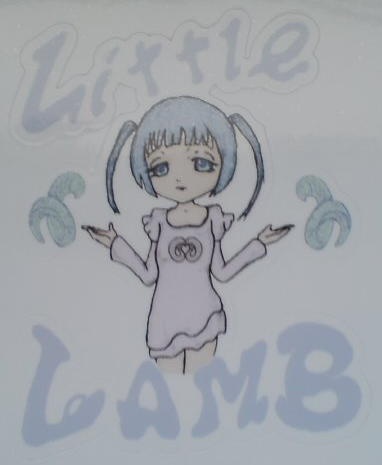 創作女の子 りとるらむ ステッカー