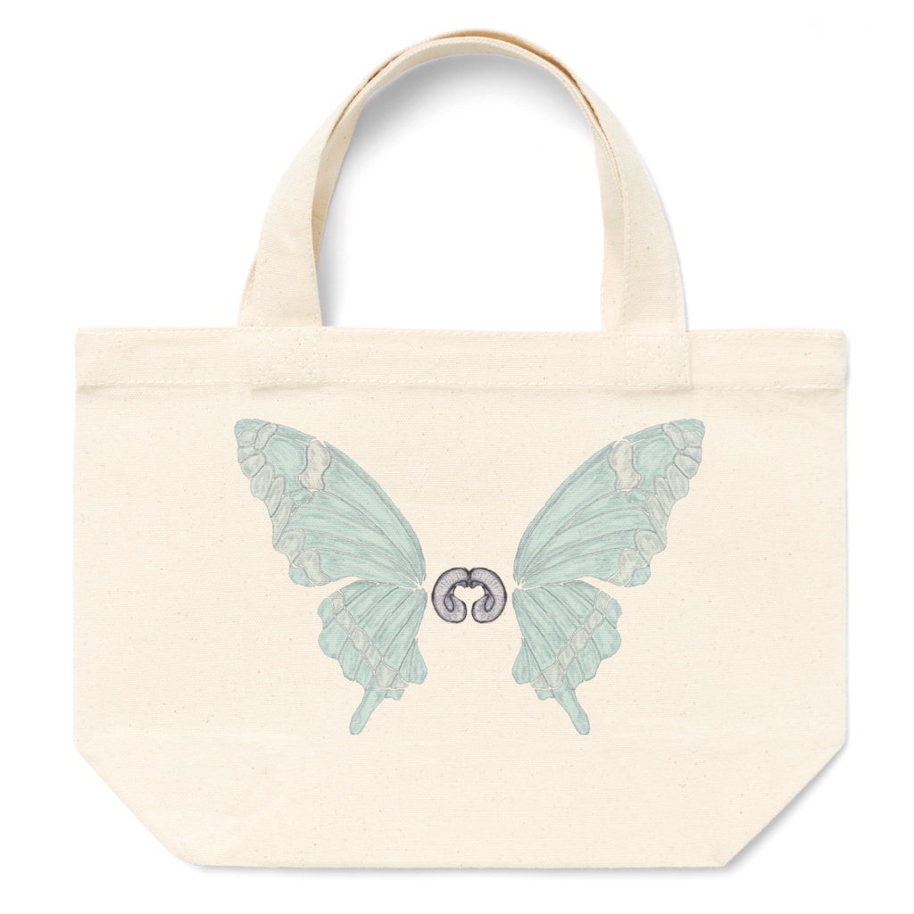 蝶の羽のトートバッグ