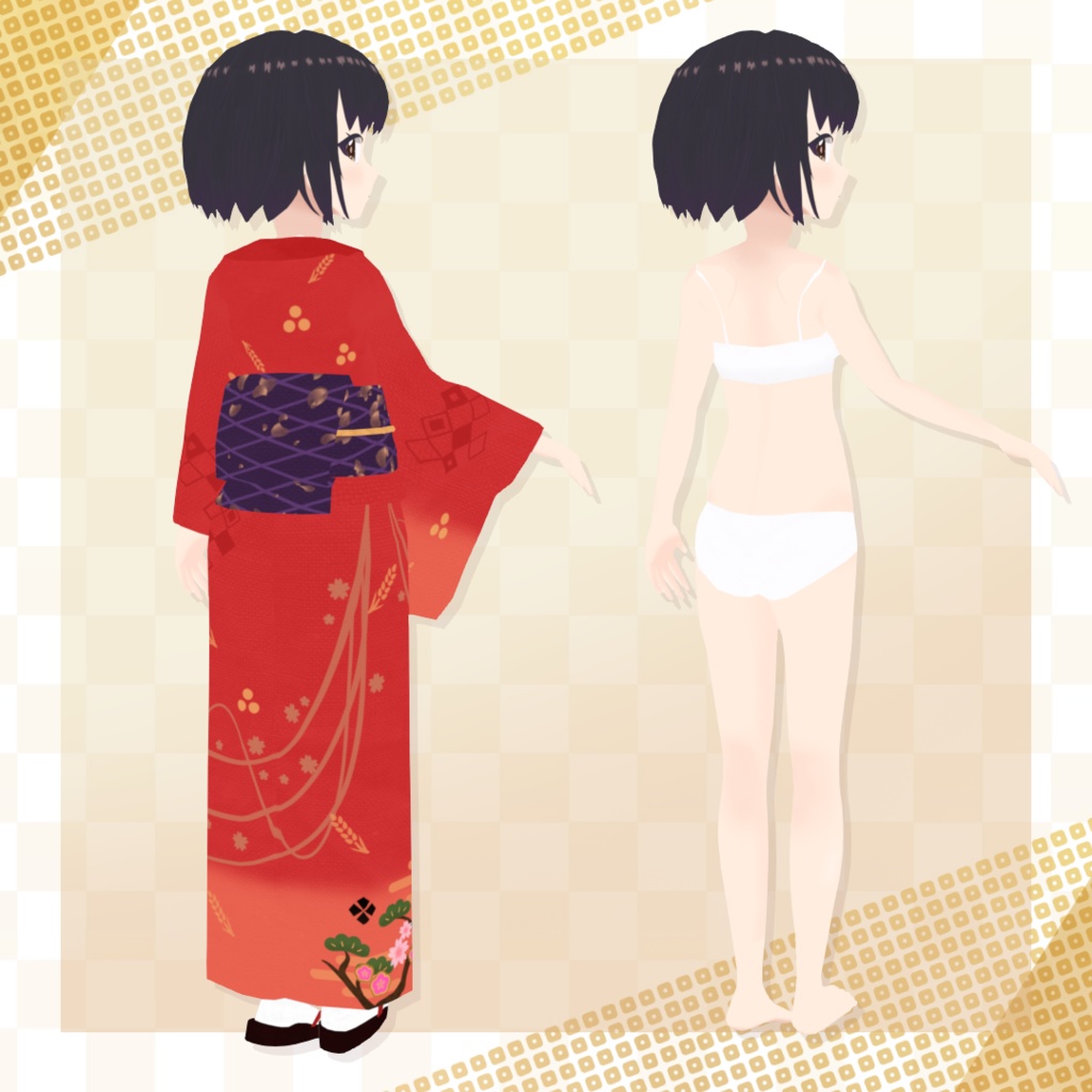 【オリジナル3Dモデル】あさひ - Asahi